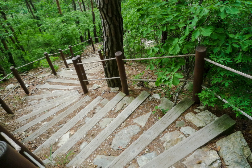 마늘로드 한국 명산 경북 청송 주왕산 등산 mountain hiking