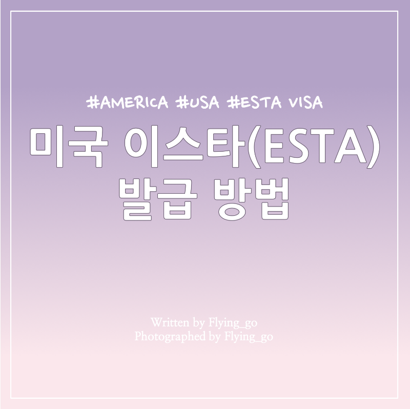  [미국 여행] 미국 이스타(ESTA) 비자 신청/발급: 여권 업로드 내용 업데이트