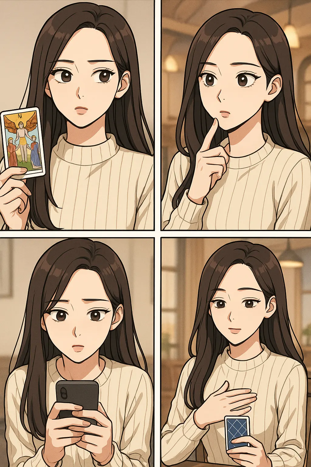연애 타로에 적합한 질문