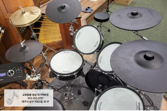 kurzweil 드럼설치, 건반설치도 가능합니다. / 전자드럼 / ROLAND / VAD306 / KURZWEIL 3