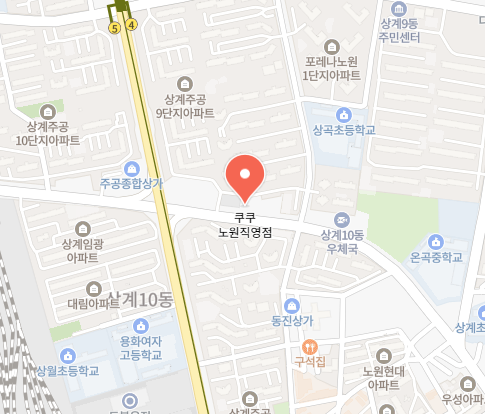 쿠쿠 노원직영점 위치 이미지