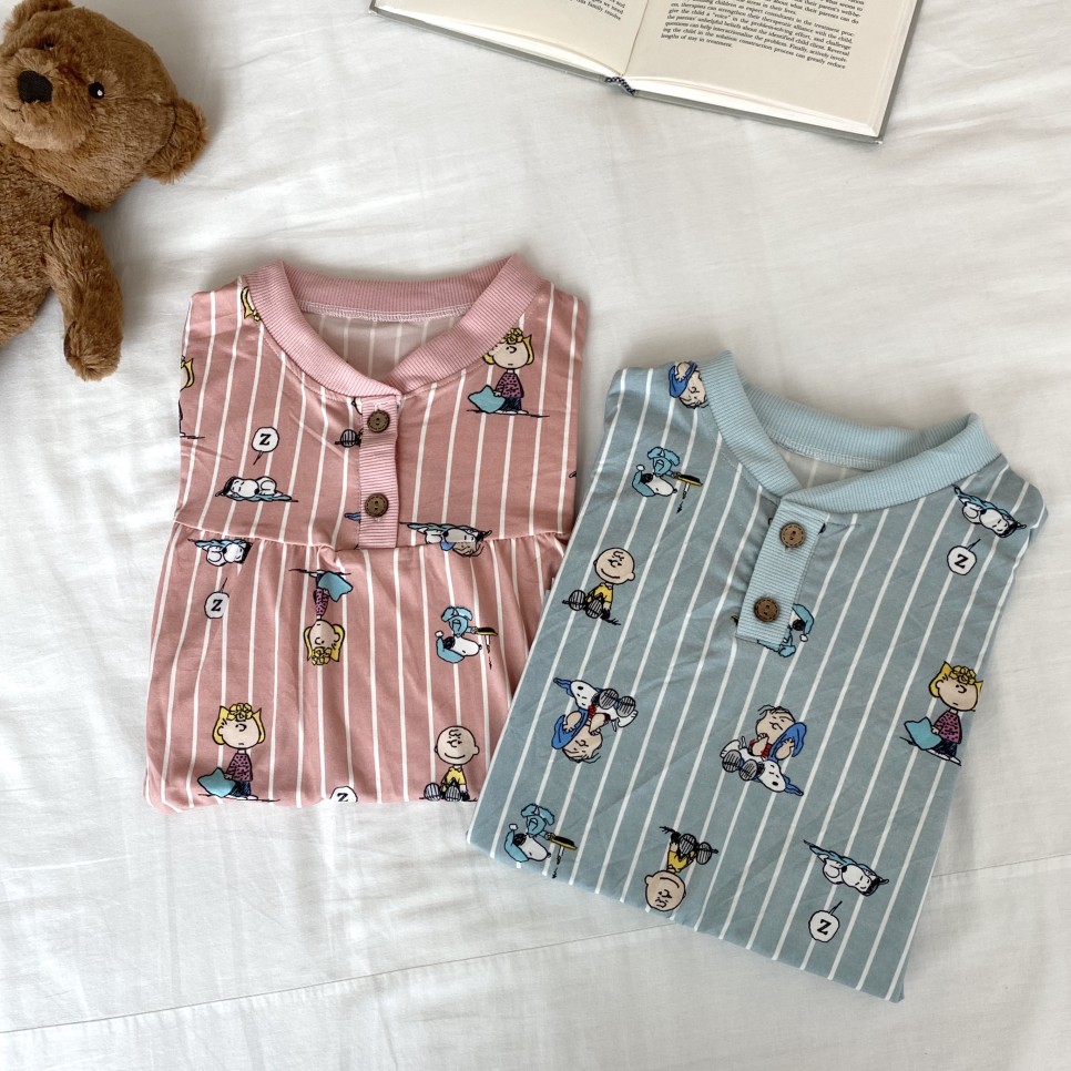 기모 원피스 잠옷 [시즌OFF] 피치기모 겨울 40