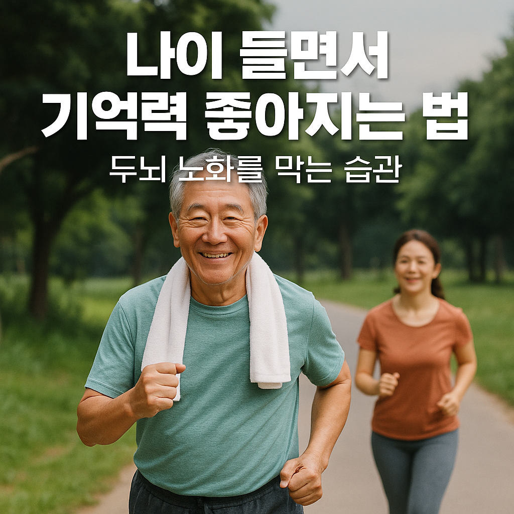 나이 들면서 기억력 좋아지는 법 👴 - 두뇌 노화를 막는 습관