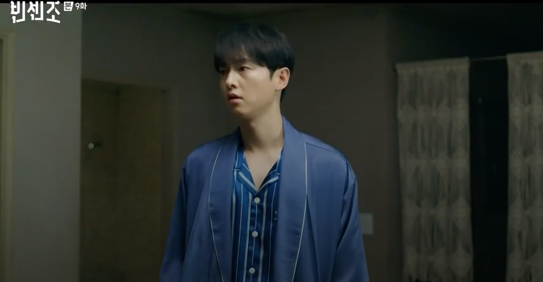  [TV속패션] 빈센조 9회 송중기 체크무늬 파자마 패션 정보 #빈센조 9회 송중기 이브니에 체크무늬 파자마 패션 정보