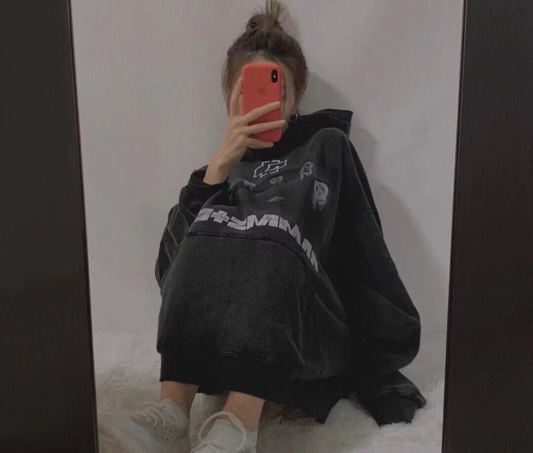  [BALENCIAGA] 발렌시아가 람슈타인 스웨트셔츠 후드 티셔츠 651799 TLV53 1000