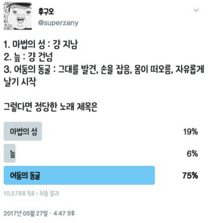  노래 마법의 성 제목 논란