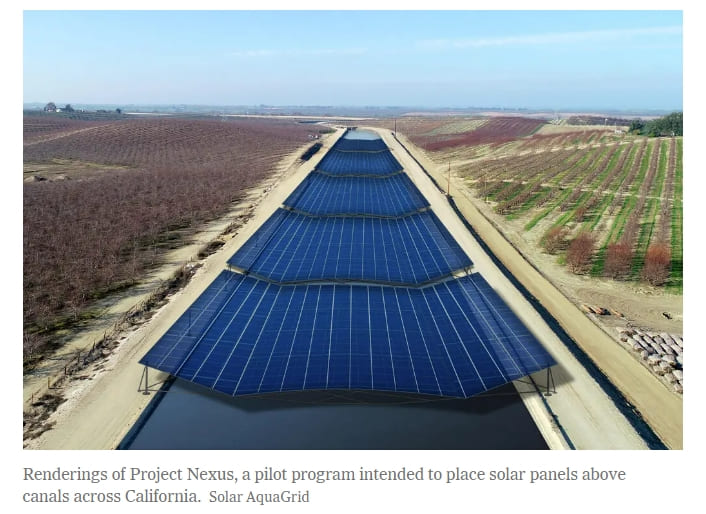 캘리포니아의 수로를 태양열 패널로 덮는 프로젝트 VIDEO: California Wants to Cover Its Canals With Solar Panels