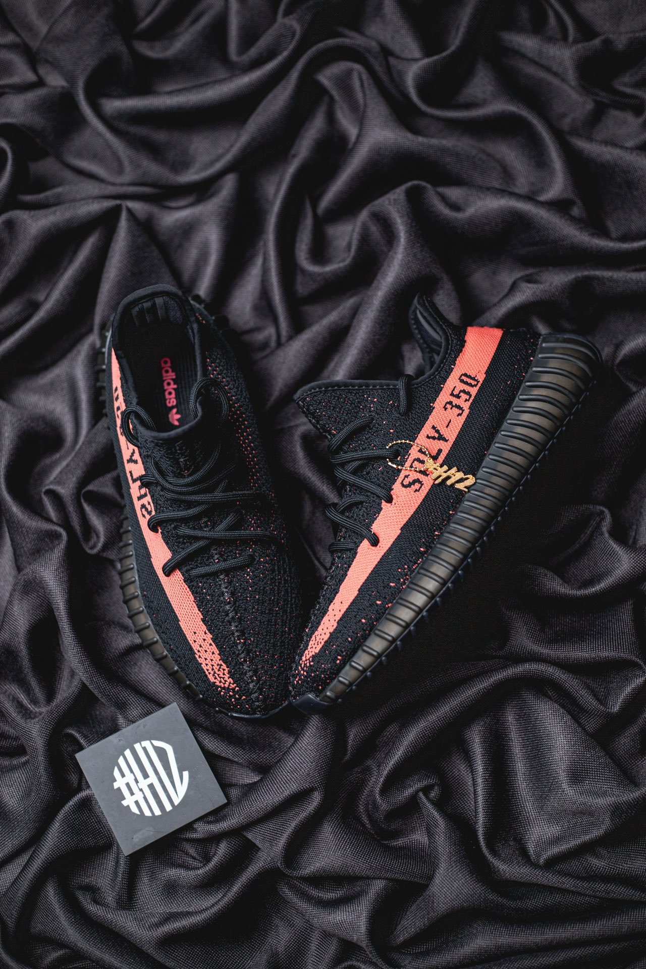  [ADIDAS x YEEZY] H12 아디다스 X 이지부스트 350 V2 블랙레드 검빨 BLACK RED BY9612