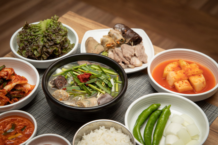 순대 머릿고기 수육