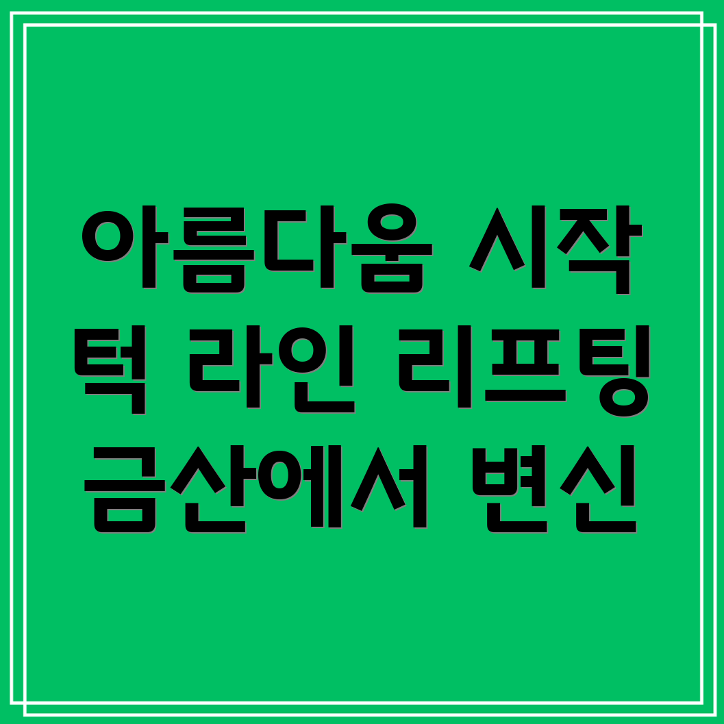 턱 라인 리프팅