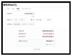  대출 이자 계산기