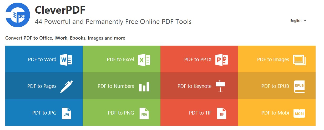  Clever PDF - 무료 PDF 변환 사이트