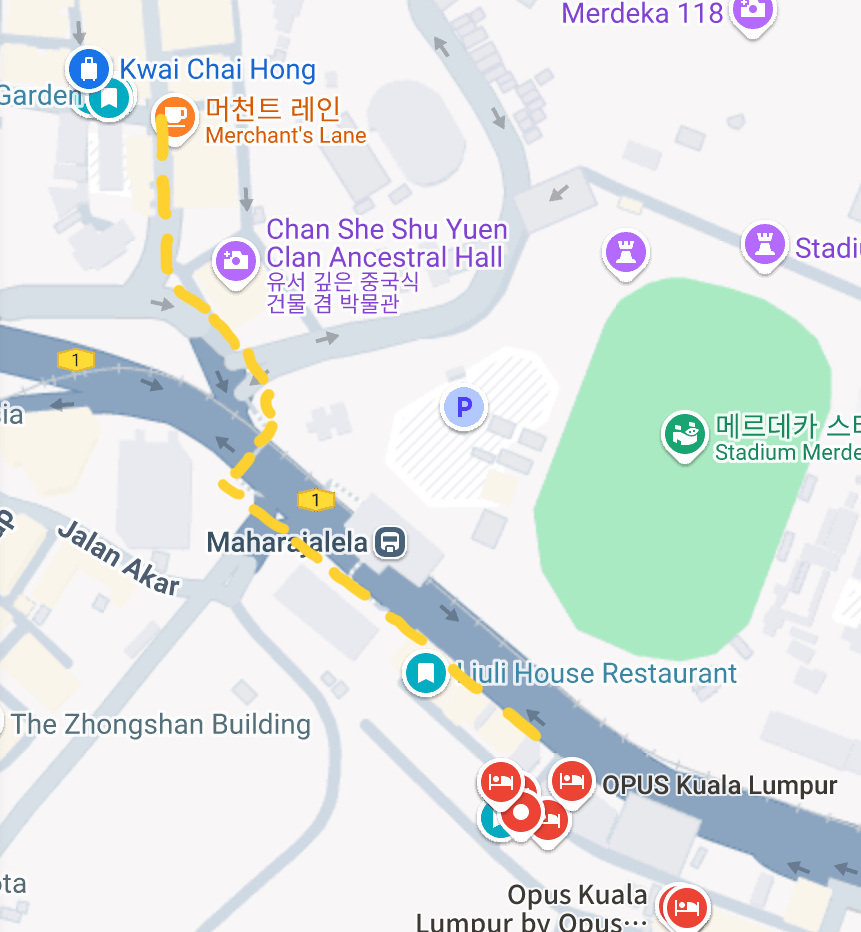 쿠알라룸푸르 opus residence 차이나타운 근처