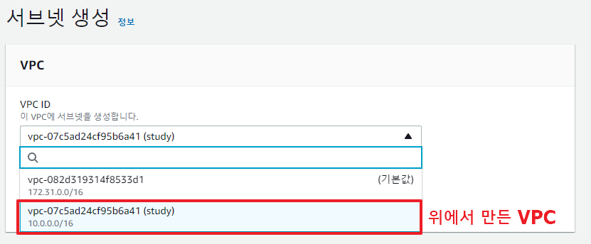 aws-vpc-Subnet