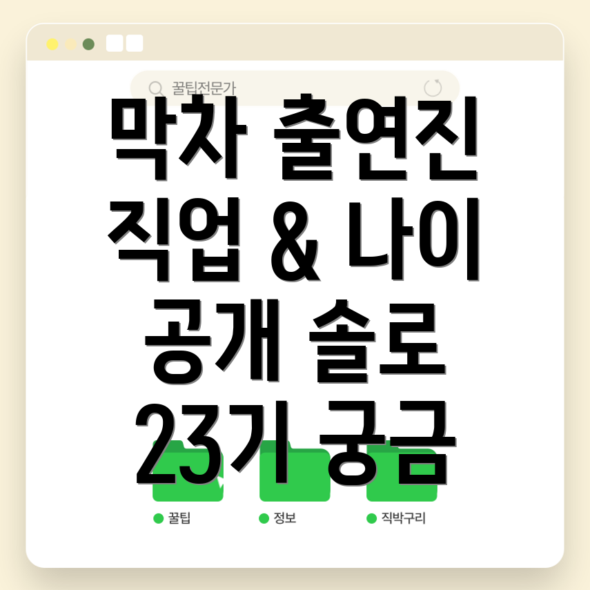 나는 솔로