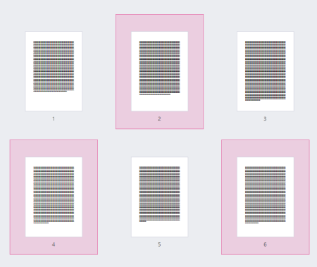 추출할-페이지가-선택된-사진