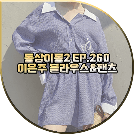  동상이몽2 260회 이은주 패션 :: 조이그라이슨 스트라이프 블라우스&하프팬츠 : 이은주 옷