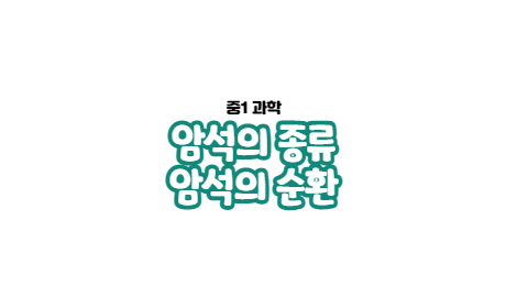 1-2. 암석의 종류와 순환