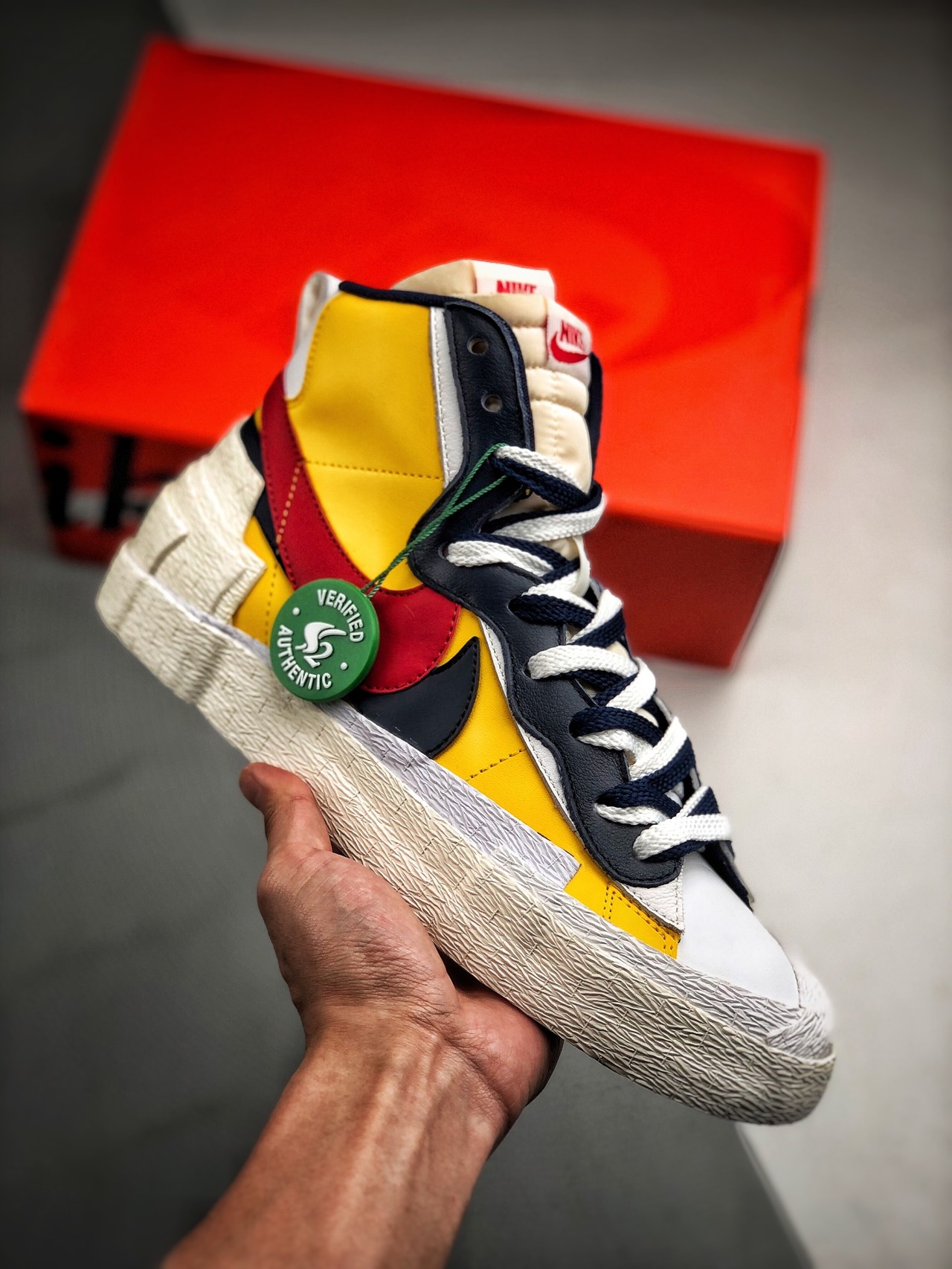  [NIKE x SACAI] S2 나이키 X 사카이 블레이저 미드 스노우 비치 SNOW BEACH BV0072-700