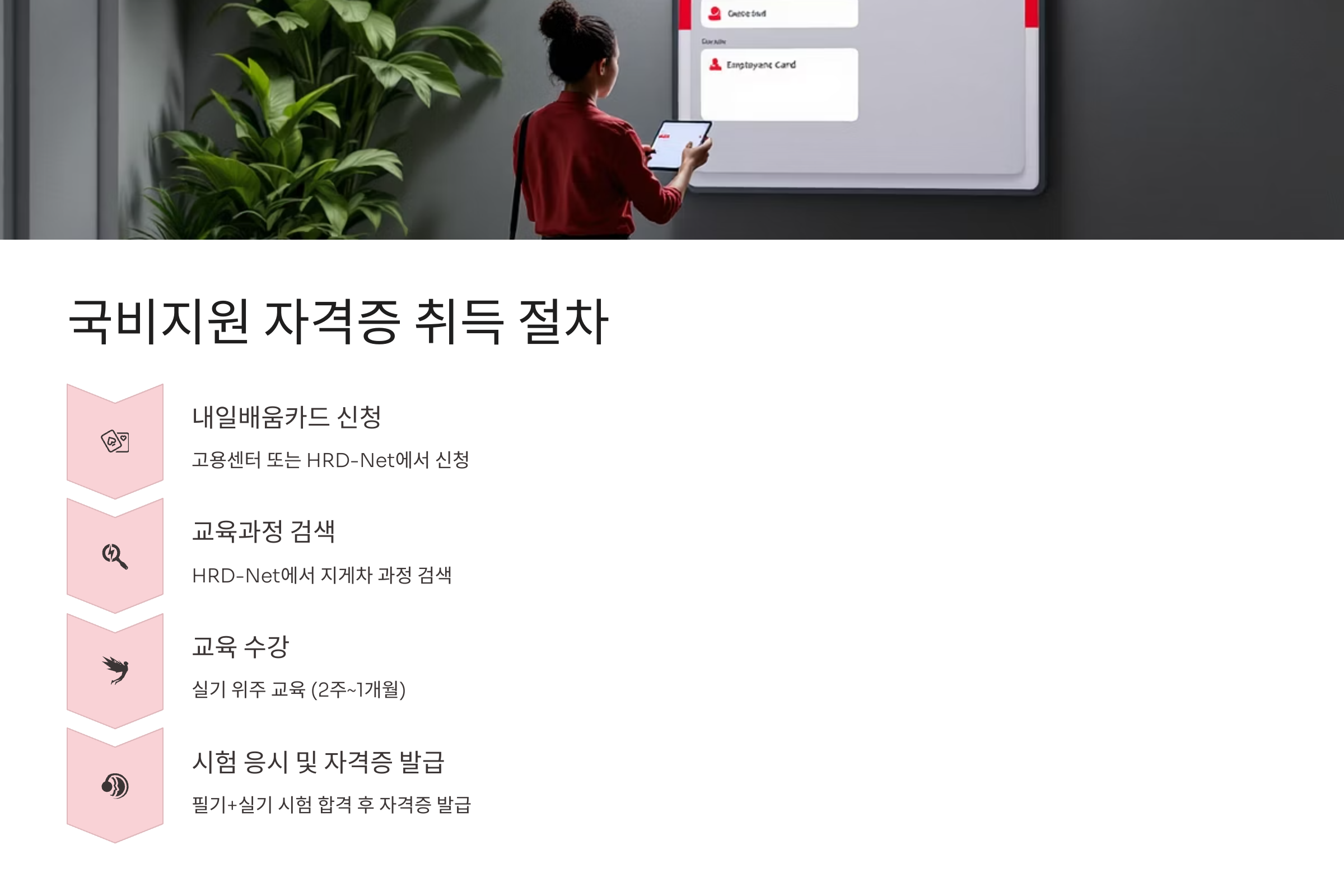 국비로 지게차 자격증 따는 절차