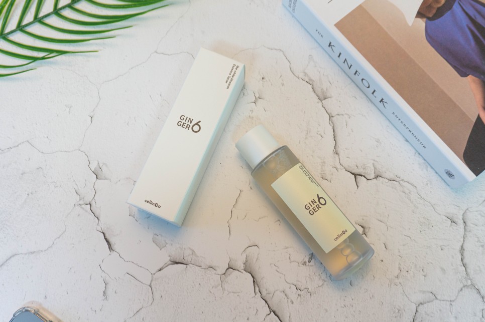 ginger 스킨케어의 시작은 이중기능성토너인 5
