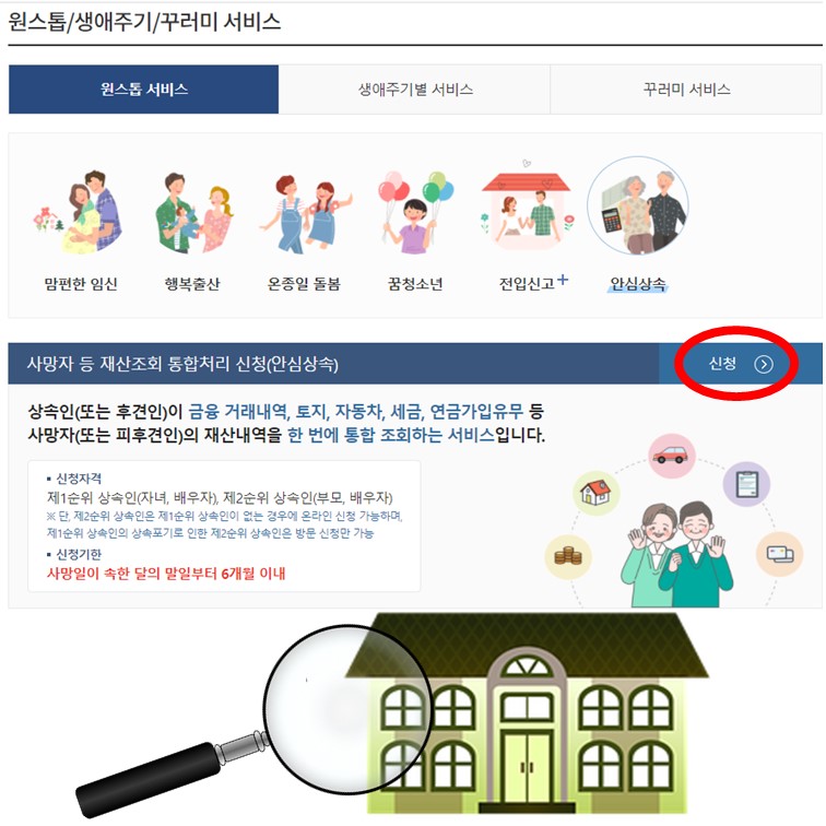 안심상속-원스톱서비스-집