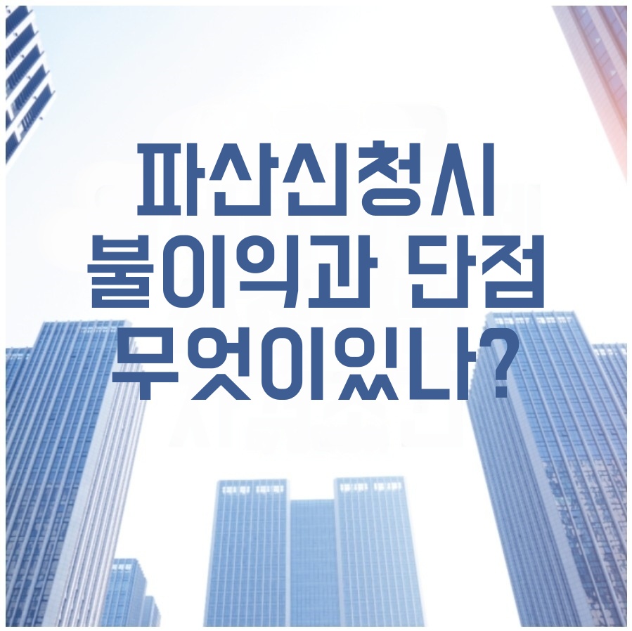 파산신청시 불이익