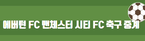  2023년5월14일 에버턴 FC 맨체스터 시티 FC 축구 중계 TV다시보기