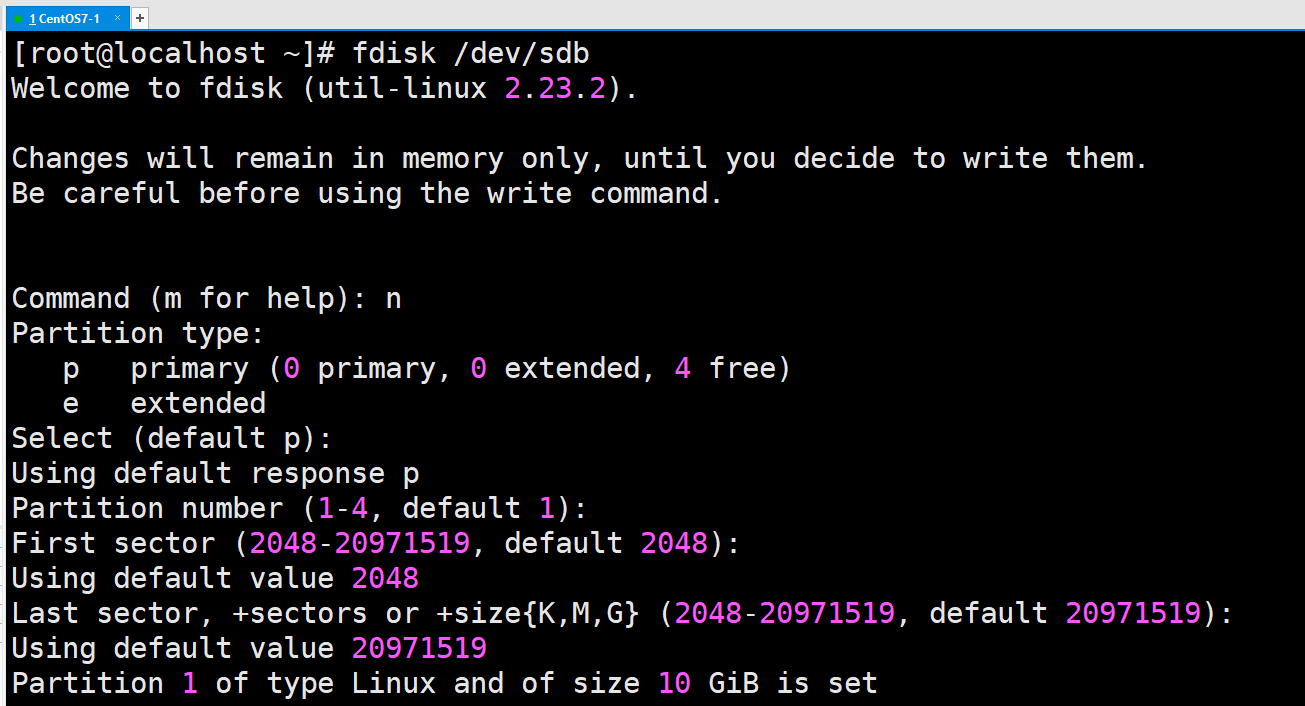 Linux LVM, KickStart 설정