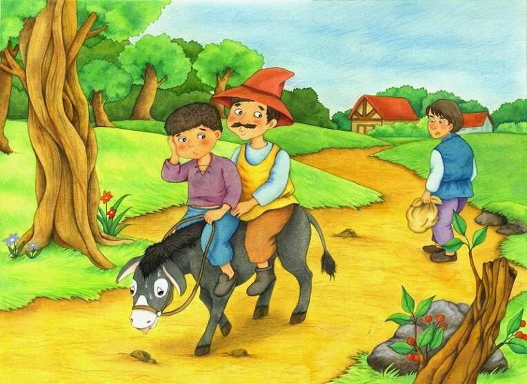 당나귀를 팔러가는 아버지와 아들 / 4