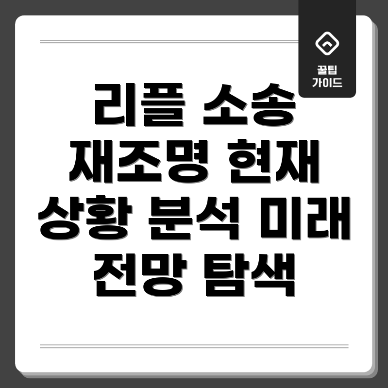 리플코인 소송