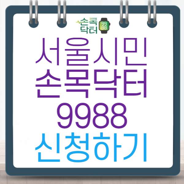 서울시민 손목닥터9988 신청하기