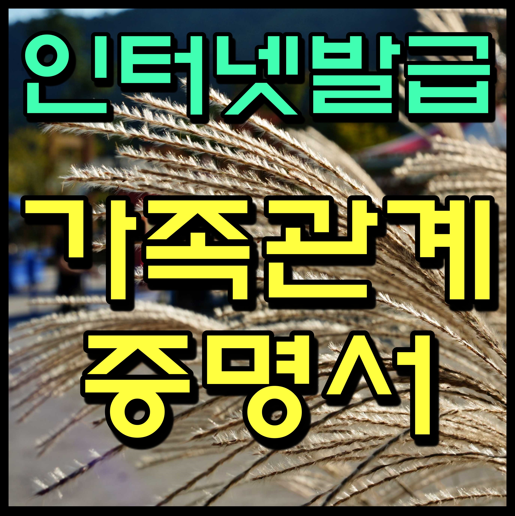  가족관계증명서 인터넷발급 열람 방법 공유