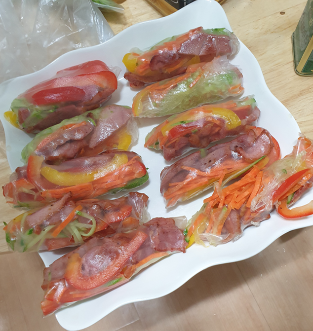  코로나때문에 외식도 못했죠? 간단하게 건강과 맛을 즐길수 있는 요리 월남쌈 만들기(feat. 메밀비빔국수)