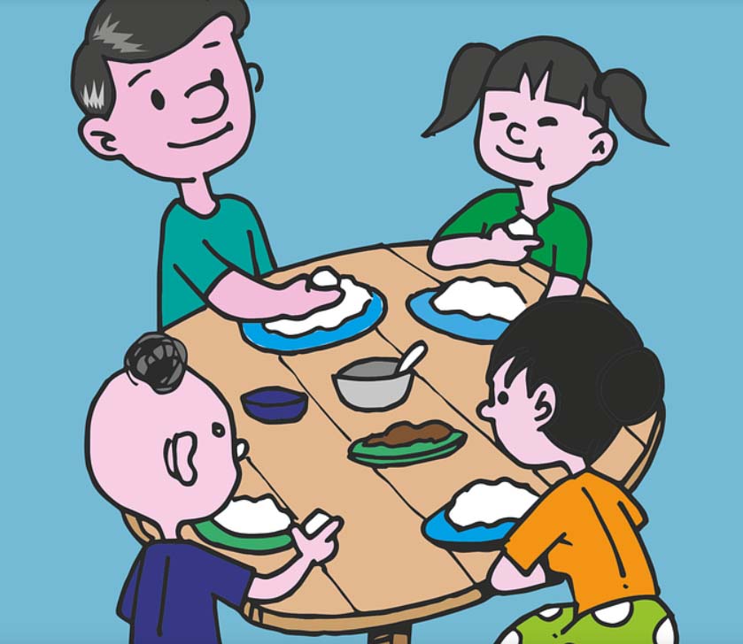 음식을 섭취하면 소화가 시작됩니다.
