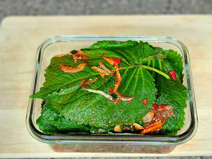 깻잎김치만들기 , 11