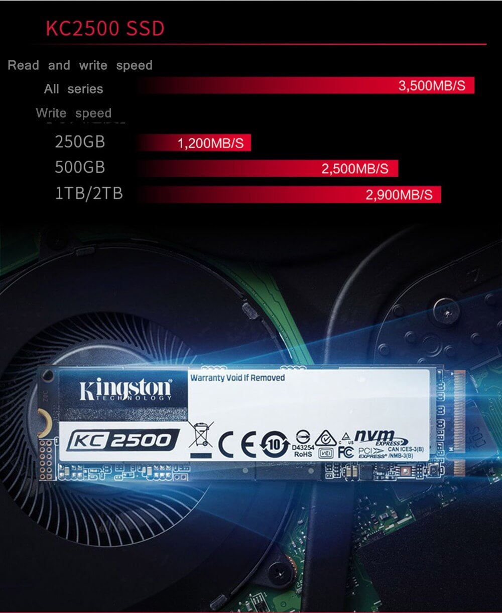 킹스톤 SSD NVMe PCIe M.2 2280 SSD 속도