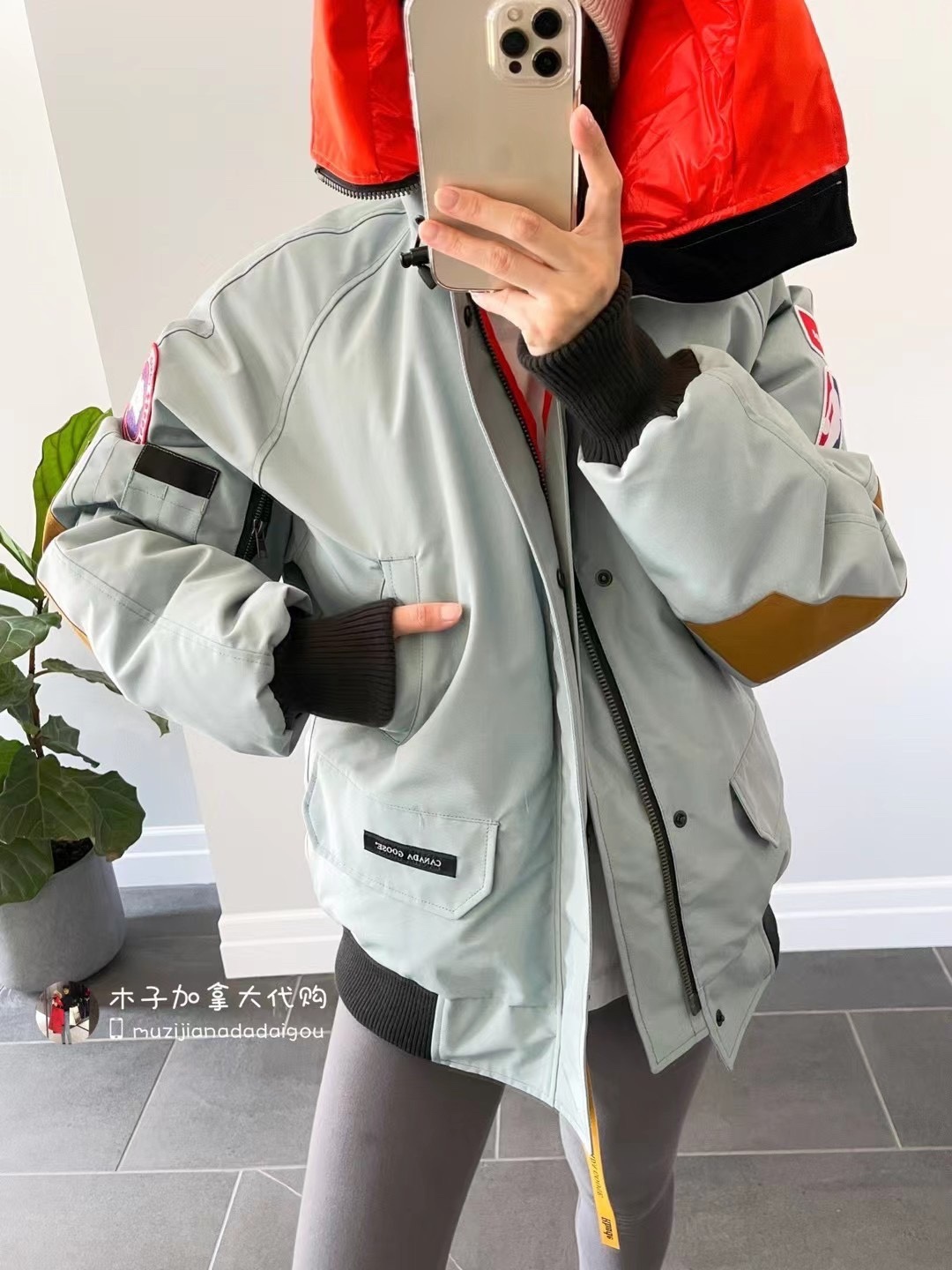  [CANADA GOOSE x NBA x RHUDE] 캐나다구스 X NBA X 루드 칠리왁 숏패딩 다운 자켓
