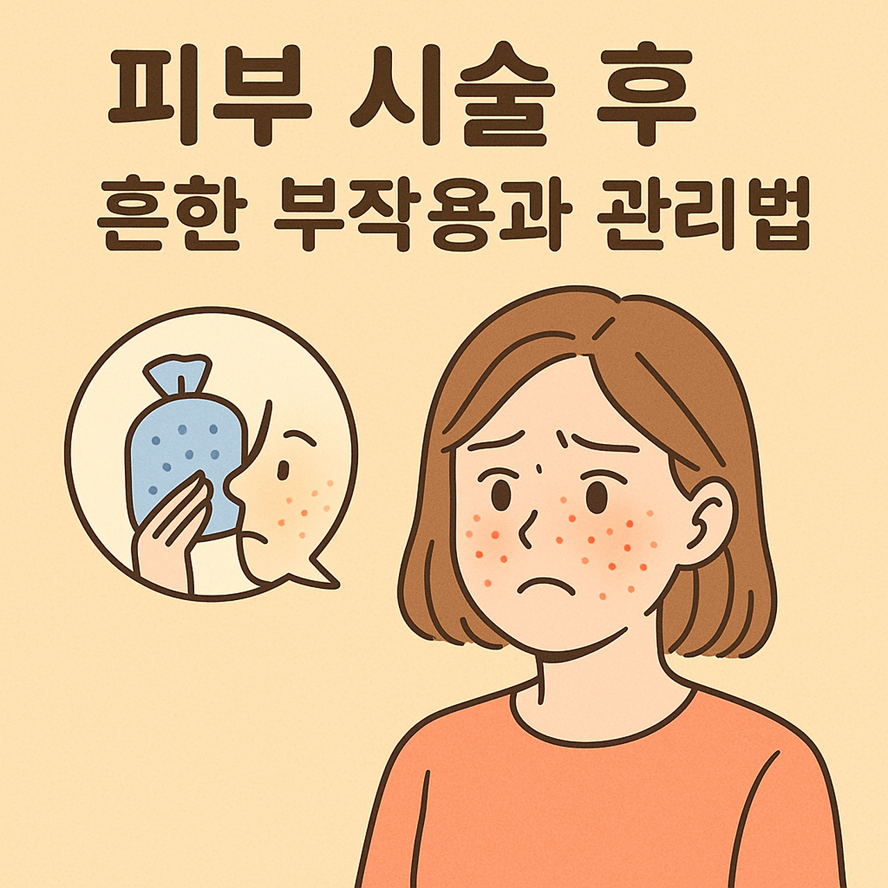 피부 시술 후 흔한 부작용과 관리법