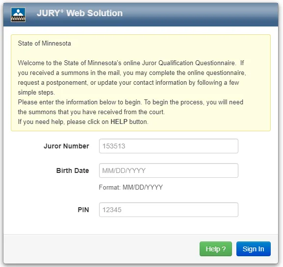 Complete Juror Questionnaire