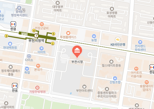 차량 등록사업소 부천시 위치 전화번호 한눈에 알아보기! 3 부천시 차량 등록사업소 위치 이미지