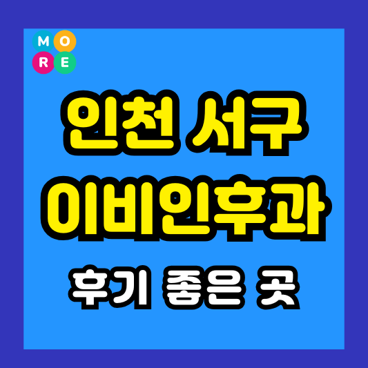 인천 서구 이비인후과 후기 좋고 잘하는 전문의 병원 BEST 4곳 추천 이석증, 메니에르병, 돌발성 난청