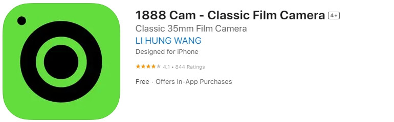 1888 Cam - Classic Film Camera