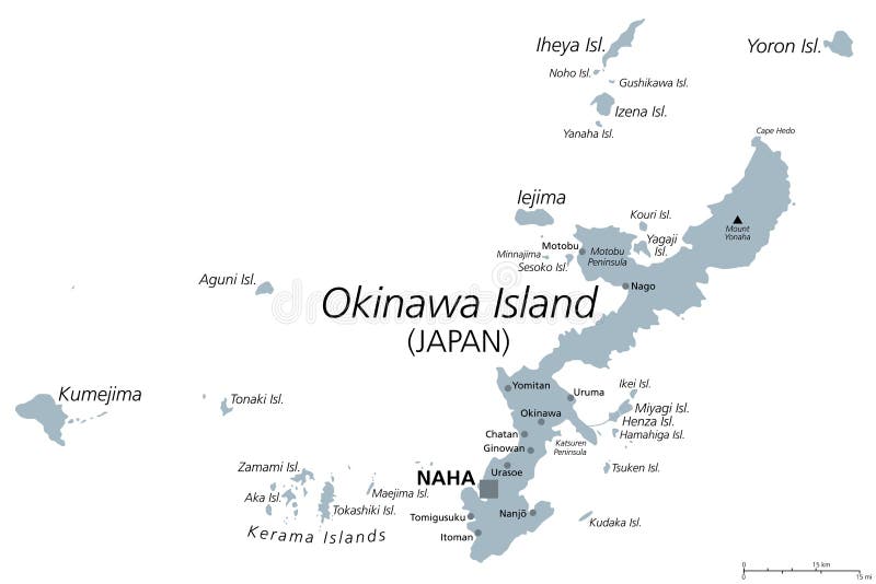 오키나와 지도