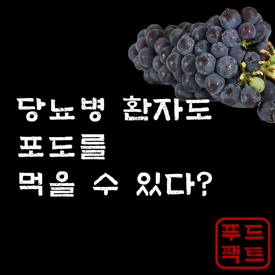  포도 칼로리, 효능, 당뇨병 환자도 포도를 먹을 수 있다?