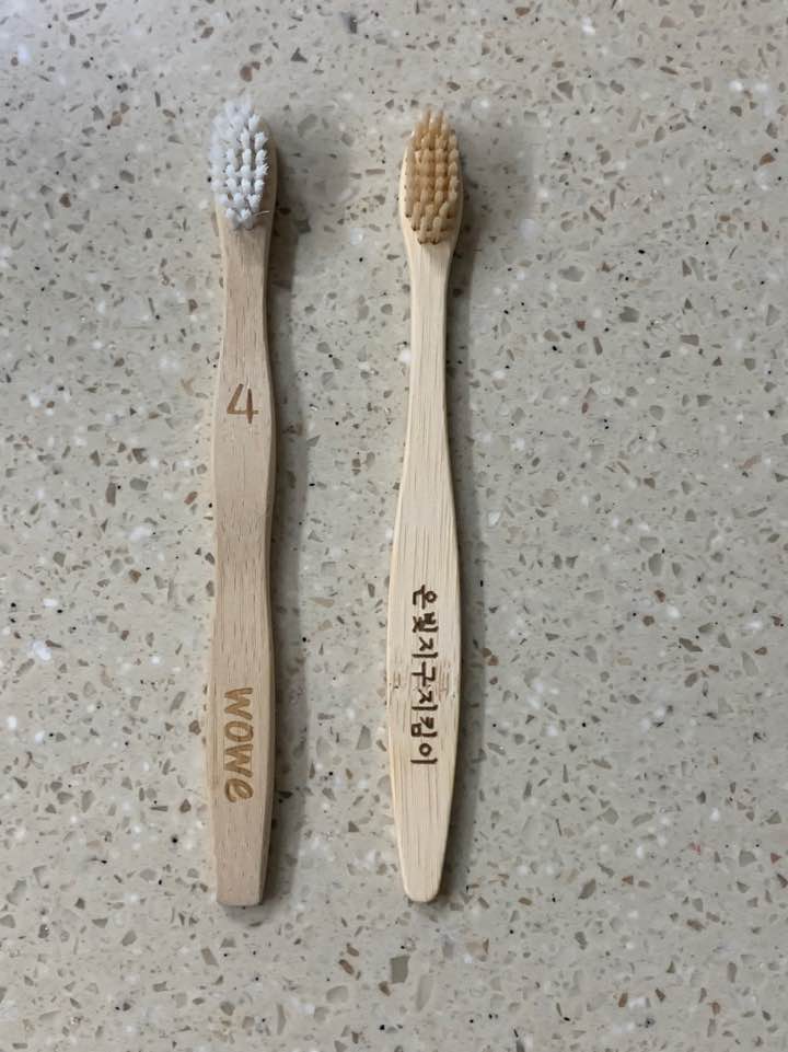  친환경 대나무 칫솔 장점과 단점 솔직 후기
