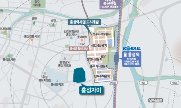  충남 홍성군 ' 홍성 자이' 분양정보 및 분양가