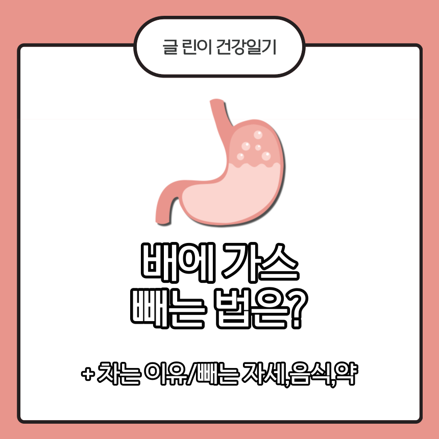 배에 가스 빼는 법은?
