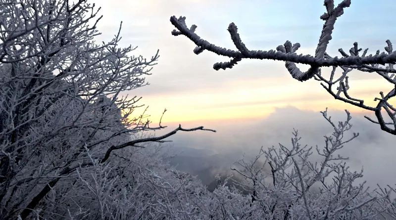 합천 가야산 설경