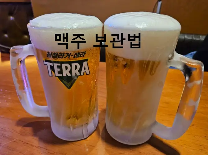 맥주 보관법